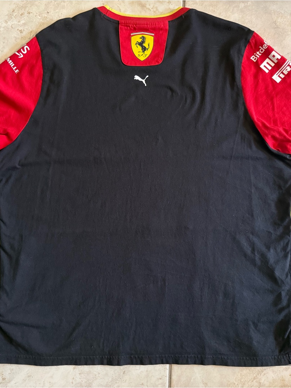 Puma Scuderia Ferrari Monza Special Edition T-Shirt XL F1 2023 - Picture 3 of 6